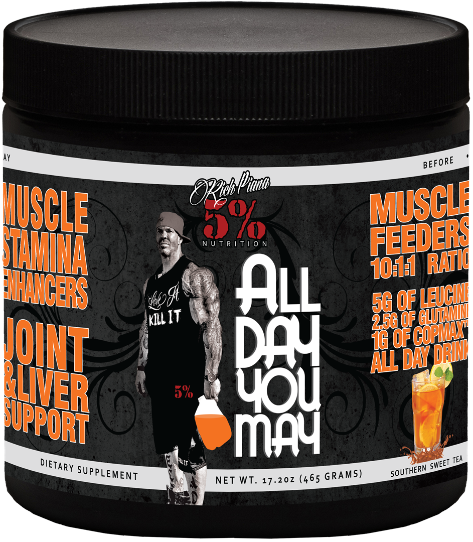 Rich Piana 5% Nutrition All Day You May